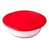 Ocuisine Round Dish + Red Lid 2.3L 26cm 208PC00-1046