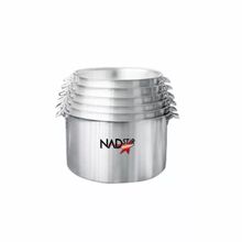 Nadstar8 Aluminium Sufuria 7pcs with Lid & Handle 29-36