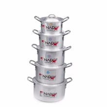Nadstar8 Cooking Set with Lid 5pcs 1x5