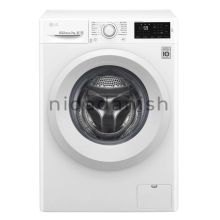 LG Washing Machine 7Kg White Front Load F4J5QNP3W