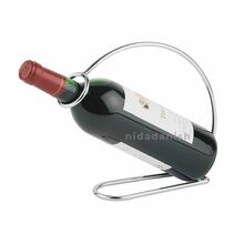 APS Winebottle Stand Metal Chrome Plated 30333