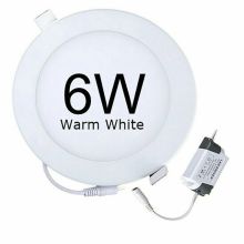 Rother Electrical LED Round Panel Light 6W Warm White RLE18112