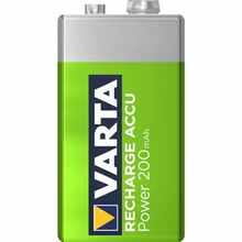 VARTA Rechargeable Battery 200 mAh 9V BL1S