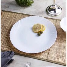 La Opala Dinner Plate White 6 pieces 10" 0221