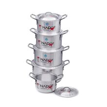 Nadstar8 Cooking Set with Lid 5pcs 1x5