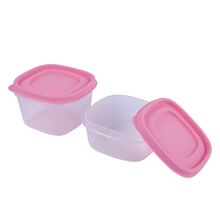 Nadstar2 Plastic Container 2pc Set 197 - Multi Color Lid