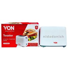 Von Hotpoint Toaster 2 Slice White VSTP-02BDW