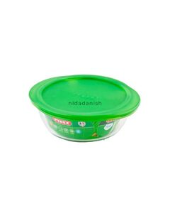 Pyrex Cook & Store Round Dish With Lid 0.35L 14cm 206P000-6145