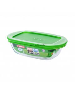 Pyrex Cook & Store Rectangular Dish With Lid 0.4L 214P000-6146