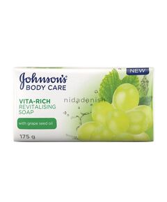 Johnsons Vita Rich Soap 175gm Revitalising Grapeseed 20774
