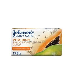 Johnsons Vita Rich Soap 175gm Smoothing Papaya 20770