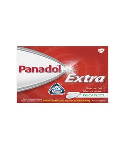 Glaxo Panadol Extra 20 Tabs 6049 NV