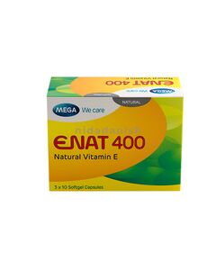 Mega Multi-Vitamins Enat 400IU 30 Capsules 3049 NV