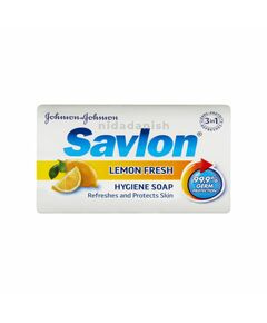 Johnsons Savlon Hygiene Soap Lemon Fresh 175gm 21016