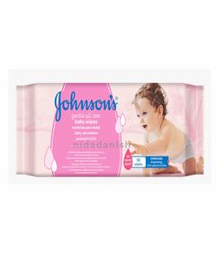 Johnsons Baby Wipes Gentle All Over 56S 17724