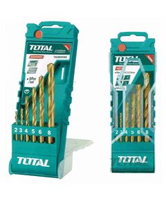 Total HSS Twist Drill Bit Set for Steel TACSD0065
