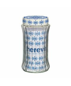 Herevin Embossed Canister 1,5Ltr - Ethnic 144007-010