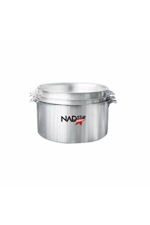 Nadstar8 Aluminium Sufuria 3pcs with Lid & Handle 38-40-42