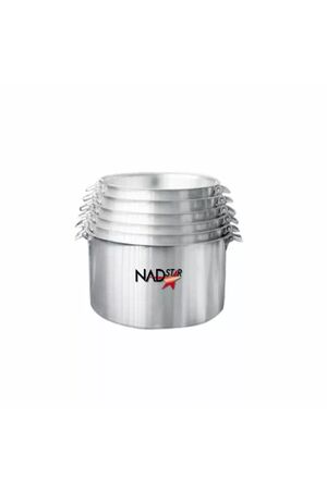 Nadstar8 Aluminium Sufuria 7pcs with Lid & Handle 29-36