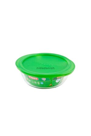Pyrex Cook & Store Round Dish With Lid 0.35L 14cm 206P000-6145