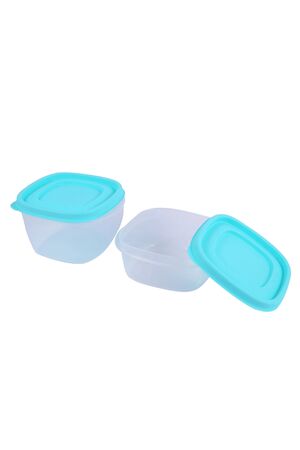 Nadstar2 Plastic Container 2pc Set 197 - Multi Color Lid