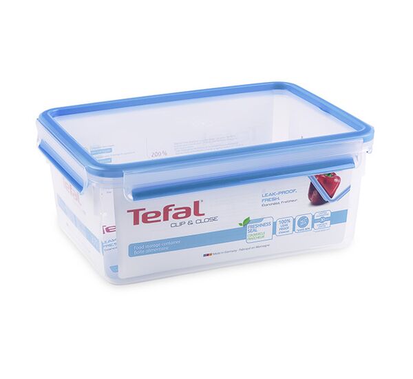 Tefal Masterseal Plastic Container Rectangular 3.7L K3022012