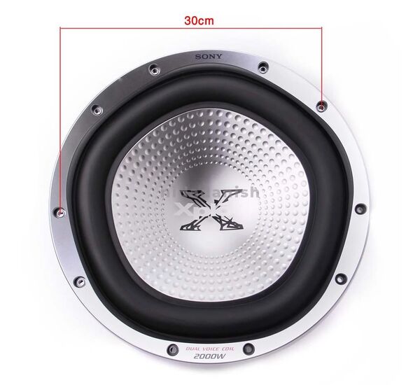 Sony Woofer with Subwoofer Box 2000W PMPO 30cm Dimple cone XS-GTR121LD