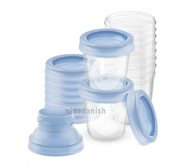 Philips Avent Breast Milk Storage Cups 180ml/6oz.(1x6) SCF618/10