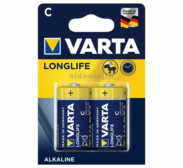 Varta Battery Long-Life C 2Pcs 7378