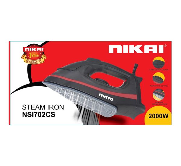 Nikai Steam Iron 2000w NSI702CS