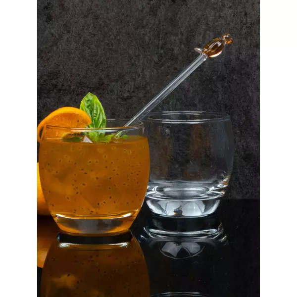 Pasabahce Set 4 Bicchieri in Vetro Elysia per Whisky 35,5cl
