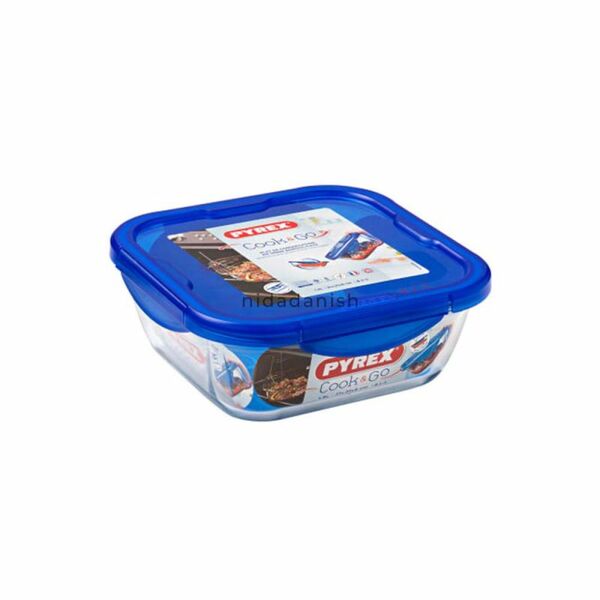Pyrex Cook & Go Square Dish With Lid 21cm 286PG00-7046
