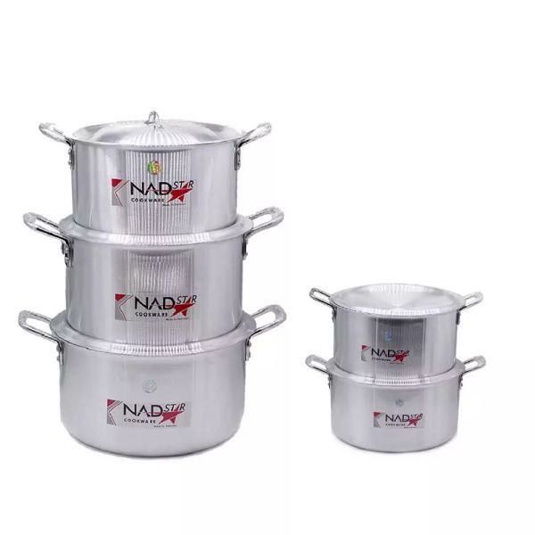 Nadstar8 Cooking Set with Lid 5pc 6x10