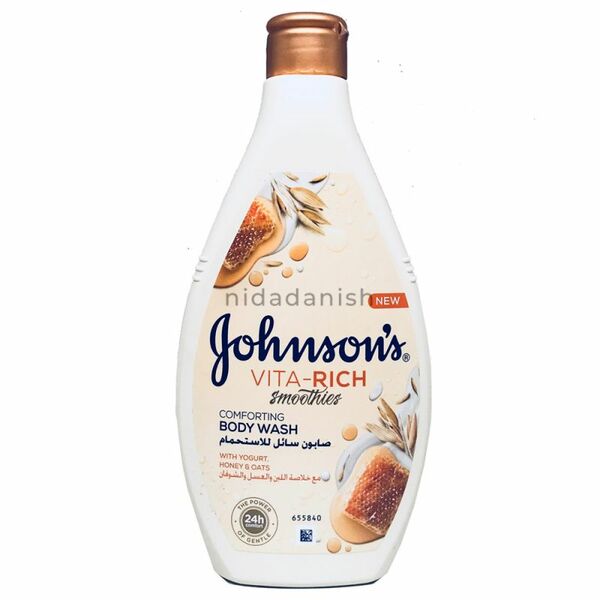 Johnsons Vita Rich Lotion 400mls Smoothies Yogurt, Honey & Oat 20362