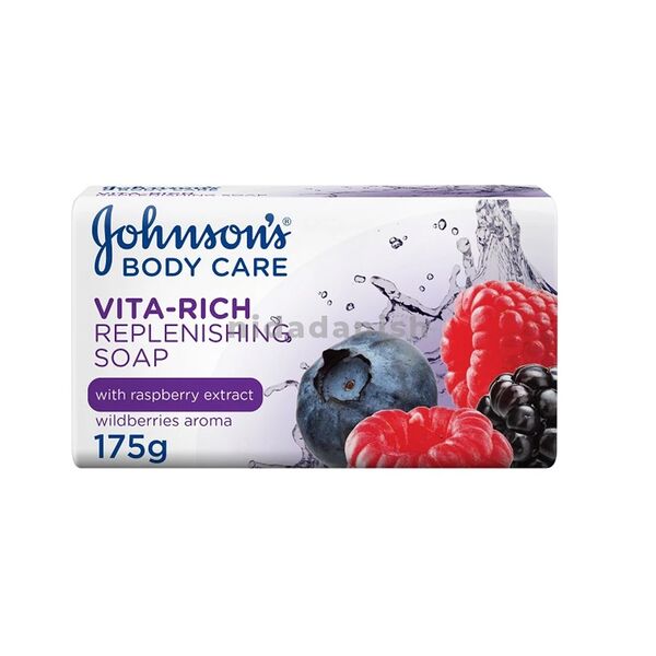 Johnsons Vita Rich Replenishing Berries Soap 175G 20771