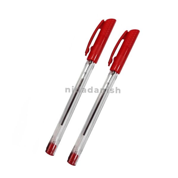 Nataraj Surfer Ball Pen  0.7mm Fine Red P04754