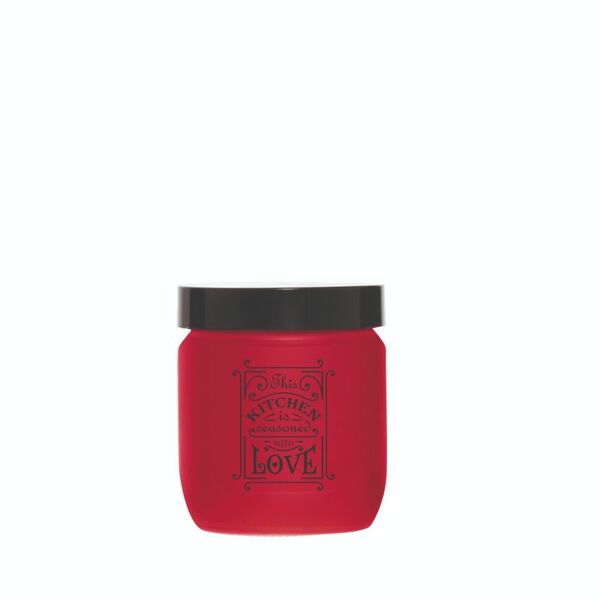 Herevin Canister 425 cc Decorated - Mat Red 146357-121