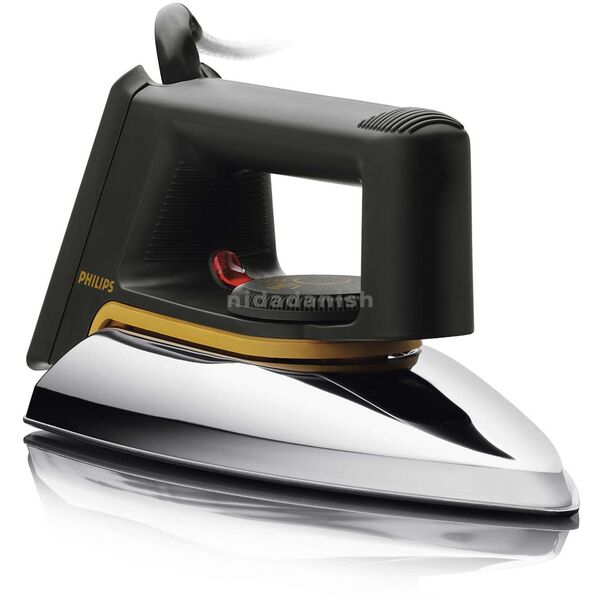 Philips Dry Iron 1000W Silver Soleplate HD1172