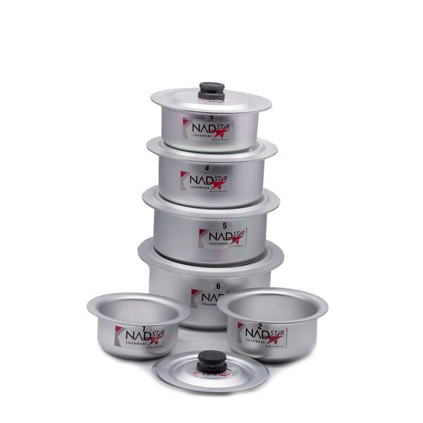 Nadstar8 Salvano Anodized with Lid 6pcs 1x6