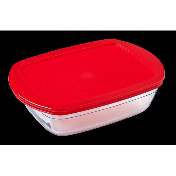 Ocuisine Rectangular Dish + Red Lid 2.6L 216PC00-1045