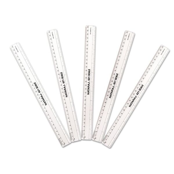 Nataraj Plastic Ruler 30cm Regular 952452