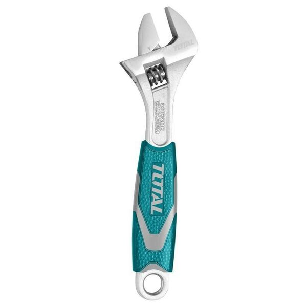 Total Adjustable Wrench 8” with TOTAL Style Handle THT101086