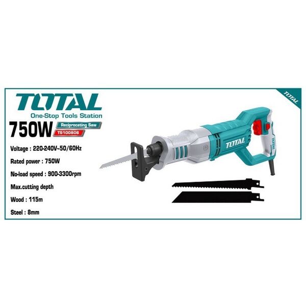 Total Reciprocating Saw 750W TS100806