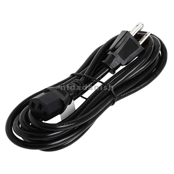 Replacement 125V 10A AC Power Cable for PC or Monitor PXT101-10